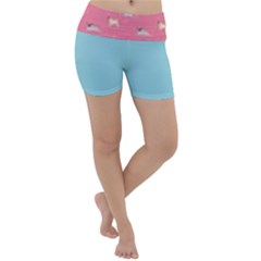 Funny Pugs  Cute Pets Lightweight Velour Yoga Shorts by SychEva
