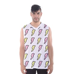 Pattern Cute Flash Design Men s Basketball Tank Top by brightlightarts