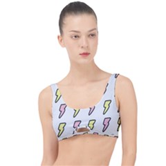 Pattern Cute Flash Design The Little Details Bikini Top by brightlightarts