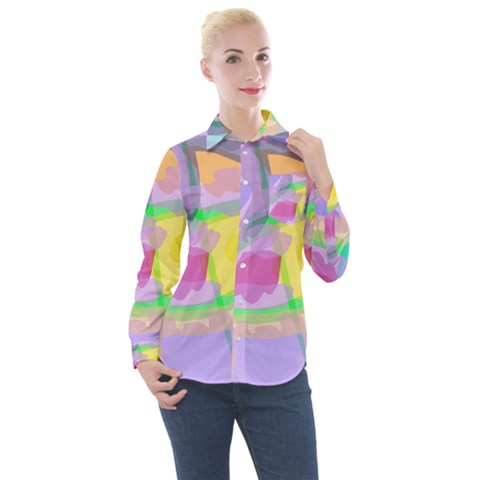  Women s Long Sleeve Pocket Shirt by kiernankallan