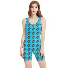Monarch Butterfly Print Women s Wrestling Singlet by Kritter