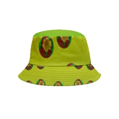 Sun Flowers For Iconic Pleasure In Pumpkin Time Inside Out Bucket Hat (kids) by pepitasart