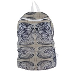 Mono Repeats Foldable Lightweight Backpack by kaleidomarblingart