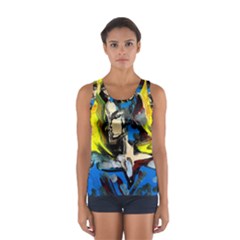 Blue Bird-1-4 Sport Tank Top  by bestdesignintheworld