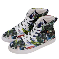 Snow In A City-1-1 Men s Hi-top Skate Sneakers by bestdesignintheworld