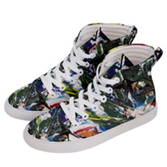 Snow In A City-1-1 Women s Hi-top Skate Sneakers by bestdesignintheworld