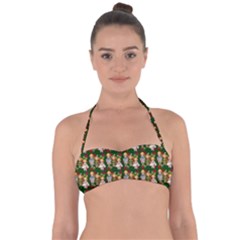 Dindollygreen Halter Bandeau Bikini Top by snowwhitegirl