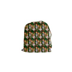 Dindollygreen Drawstring Pouch (xs) by snowwhitegirl