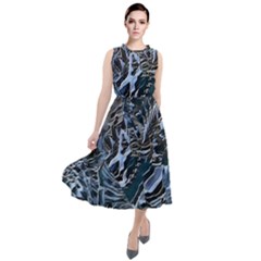 Touchy Round Neck Boho Dress by MRNStudios