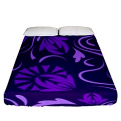 Folk Flowers Pattern Floral Surface Design Seamless Pattern Fitted Sheet (king Size) by Eskimos