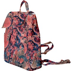 Abstract Marbling Buckle Everyday Backpack by kaleidomarblingart