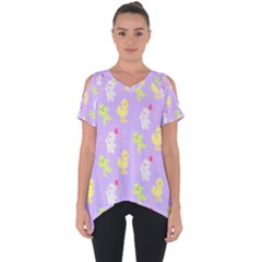 My Adventure Pastel Cut Out Side Drop Tee by thePastelAbomination