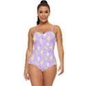 My Adventure Pastel Retro Full Coverage Swimsuit View1