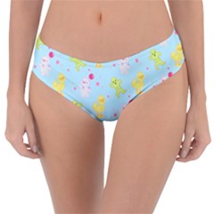 My Adventure Blue Reversible Classic Bikini Bottoms by thePastelAbomination
