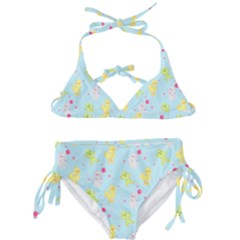 My Adventure Blue Kids  Classic Bikini Set by thePastelAbomination