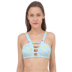 My Adventure Blue Cage Up Bikini Top by thePastelAbomination