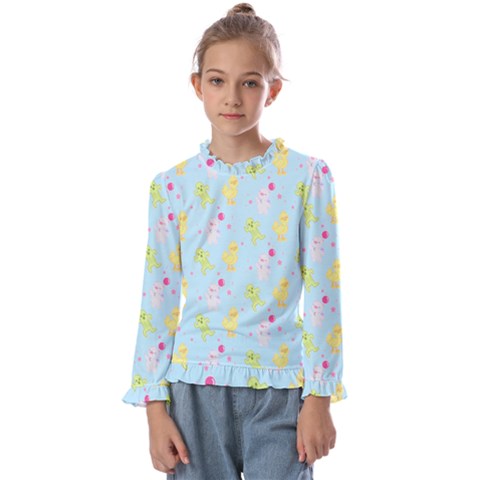 My Adventure Blue Kids  Frill Detail Tee by thePastelAbomination