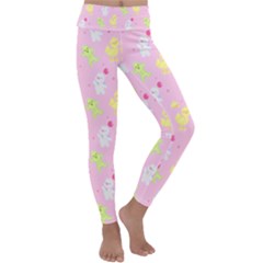 Pastel Adventure Kids  Lightweight Velour Classic Yoga Leggings by thePastelAbomination