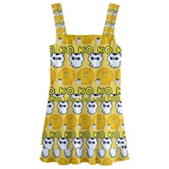 Cartoon Pattern Kids  Layered Skirt Swimsuit by Sparkle