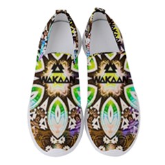 375 Chroma Digital Art Custom Women s Slip On Sneakers by Drippycreamart