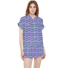 Pattern Chiffon Lounge Set by Sparkle