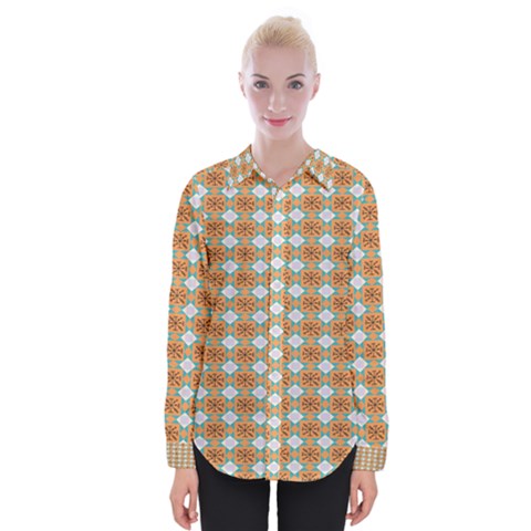 Geometry Womens Long Sleeve Shirt by Sparkle