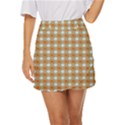Geometry Mini Front Wrap Skirt View1