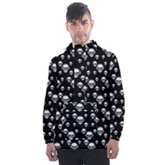 Skullmusician Men s Front Pocket Pullover Windbreaker by Sparkle