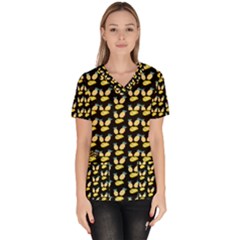 Pinelips Women s V-neck Scrub Top by Sparkle
