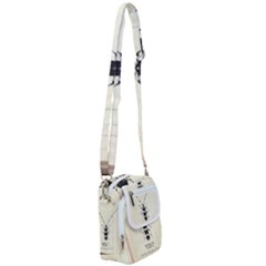Banded Alder Borer  Shoulder Strap Belt Bag by Limerence