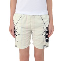 Banded Alder Borer  Women s Basketball Shorts by Limerence