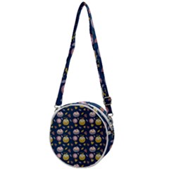 Autumn Pumpkins Crossbody Circle Bag by SychEva