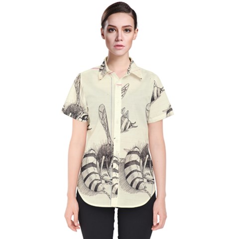 Bees Women s Short Sleeve Shirt by Limerence