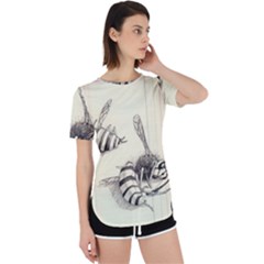 Bees Perpetual Short Sleeve T-shirt by Limerence