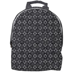 Black Lace Mini Full Print Backpack by SychEva