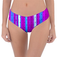 Warped Stripy Dots Reversible Classic Bikini Bottoms by essentialimage365