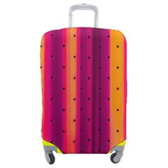 Warped Stripy Dots Luggage Cover (medium) by essentialimage365