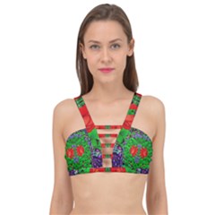 A Island Of Roses In The Calm Sea Cage Up Bikini Top by pepitasart