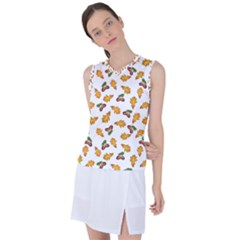 Oak Leaves And Acorns Women s Sleeveless Sports Top by SychEva