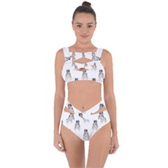 Cute Husky Puppies Bandaged Up Bikini Set  by SychEva