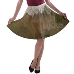Small World View A-line Skater Skirt by DeneWestUK