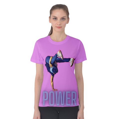 Power Women s Cotton Tee by ImageReunion