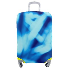 Blue Abstract 2 Luggage Cover (medium) by DimitriosArt