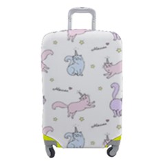 Unicorn Cats Pattern 2 Luggage Cover (small) by Littlebird
