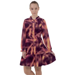 Topaz  Abstract Stars All Frills Chiffon Dress by DimitriosArt