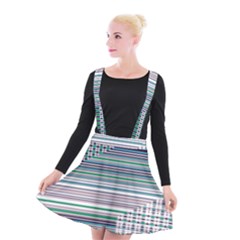 Gradient (103) Suspender Skater Skirt by Sparkle