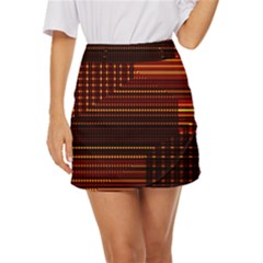 Gradient (97) Mini Front Wrap Skirt by Sparkle