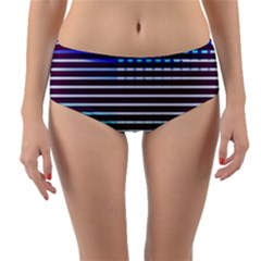 Gradient Reversible Mid-waist Bikini Bottoms by Sparkle
