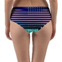 Gradient Reversible Mid-Waist Bikini Bottoms View4