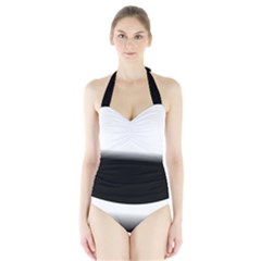 Gradient Halter Swimsuit by Sparkle